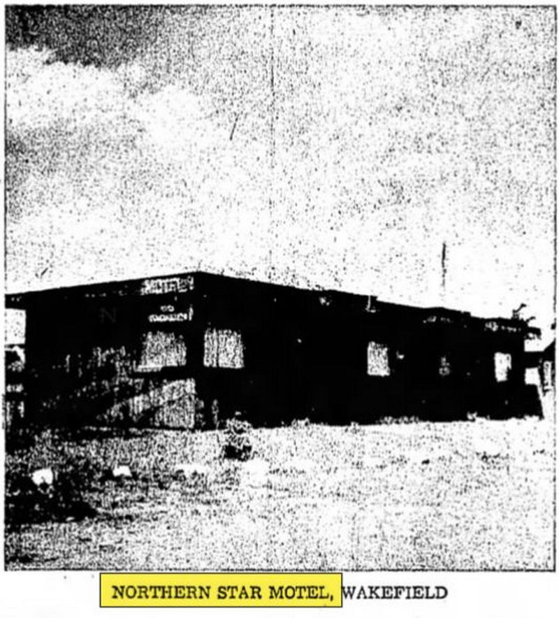 Northern Star Motel (Hiawatha Green Stone Lodge) - 1954 Daily Globe Photo (newer photo)